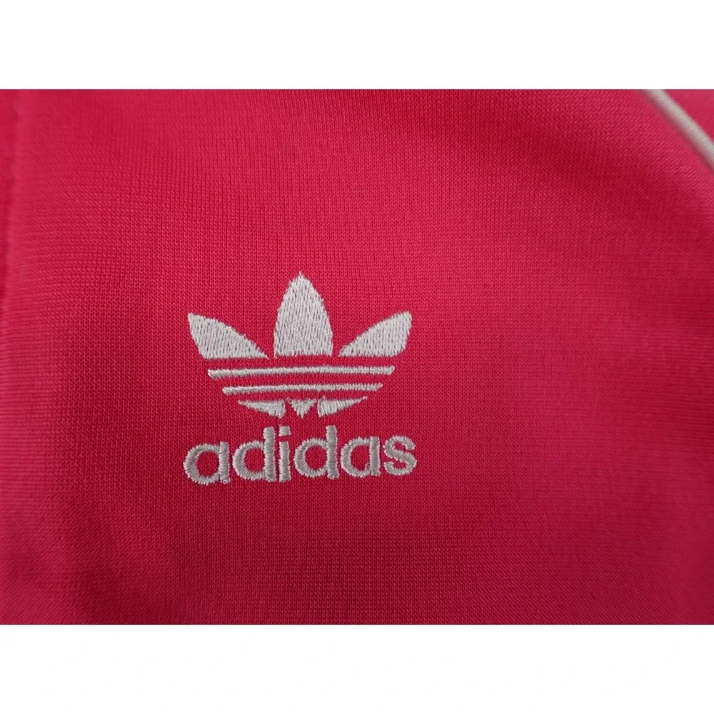 Adidas Track Jacket Toddler 3T Pink Excellent Zip Up Trefoil Logo‎ ED7670